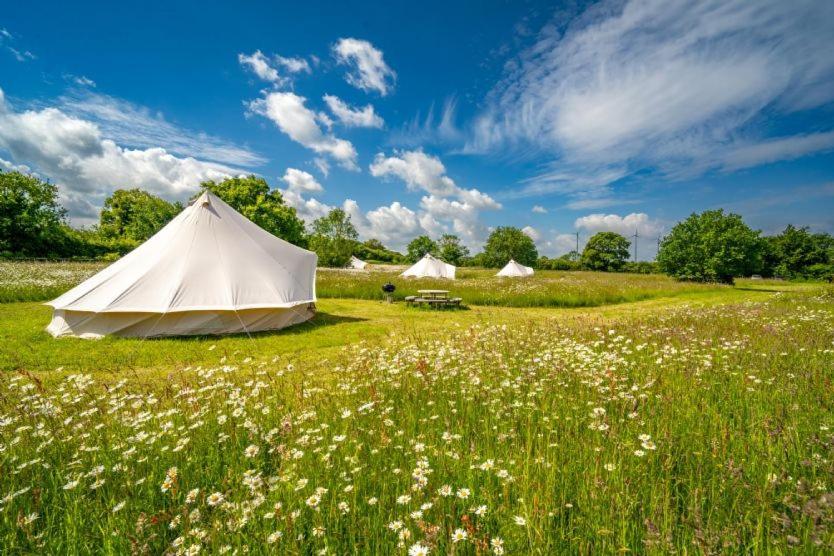 Red Clover At Blanca'S Bell Tents Villa Ringstead  Exterior photo